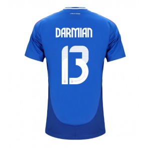 Billiga Italien Matteo Darmian #13 Hemmatröja EM 2024 Kortärmad